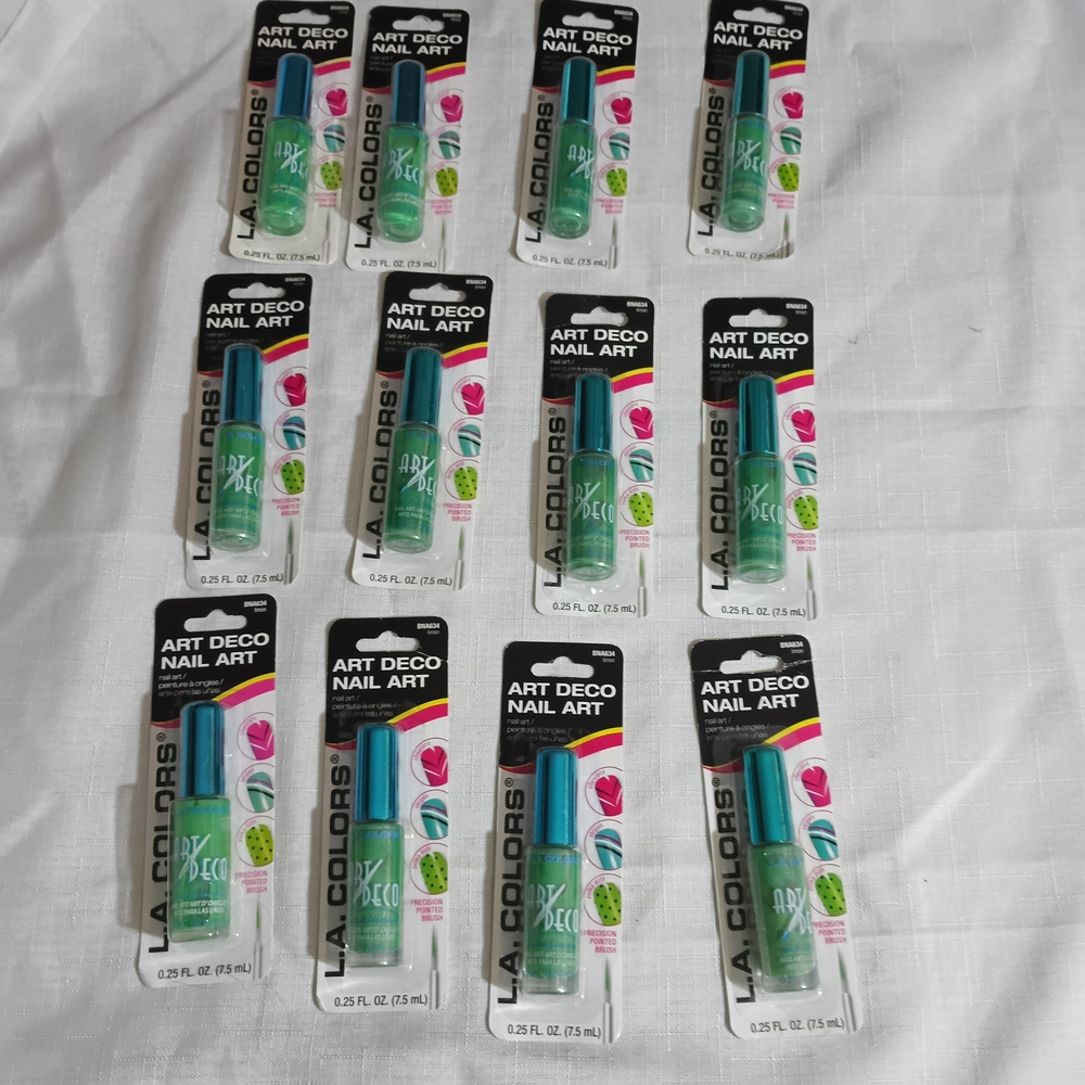 12 LA Colors Art Deco Nail Art Sets